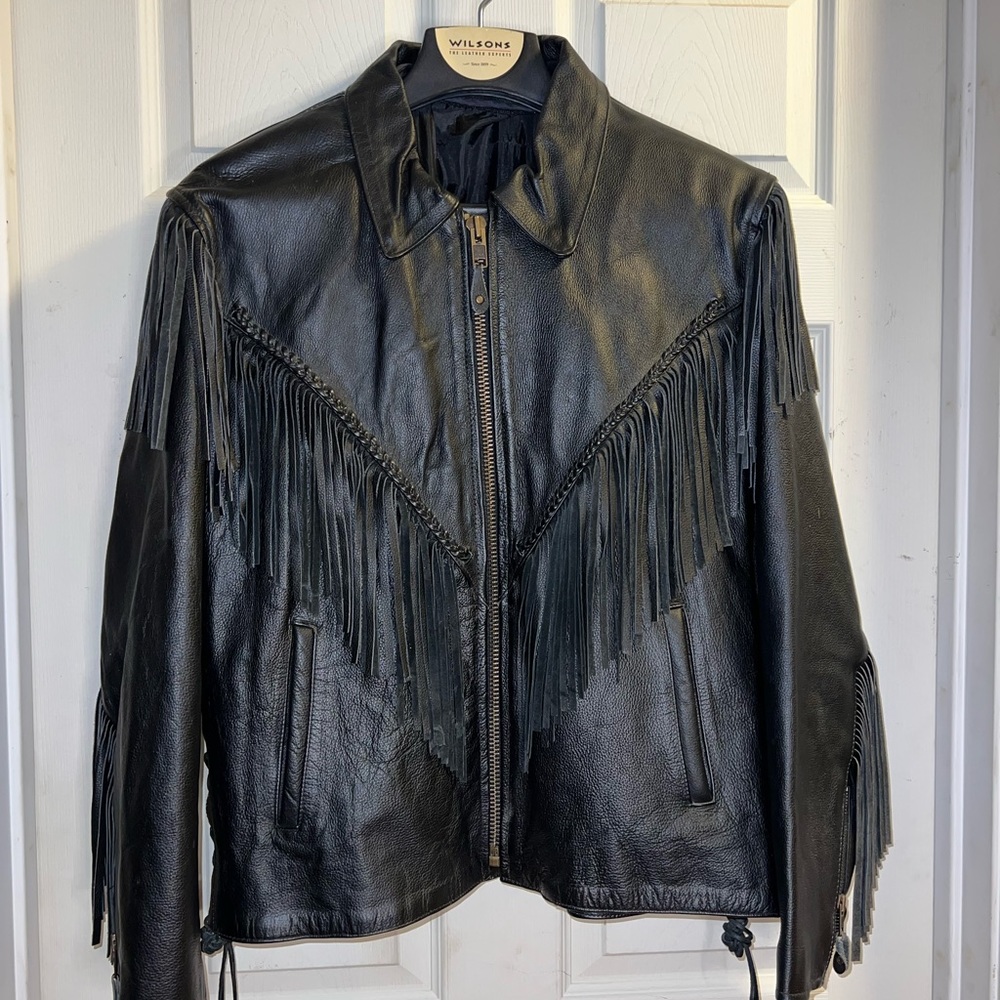 2x Lady’s Leather Jacket Awesome Bikers heavy.    Very nice really heave